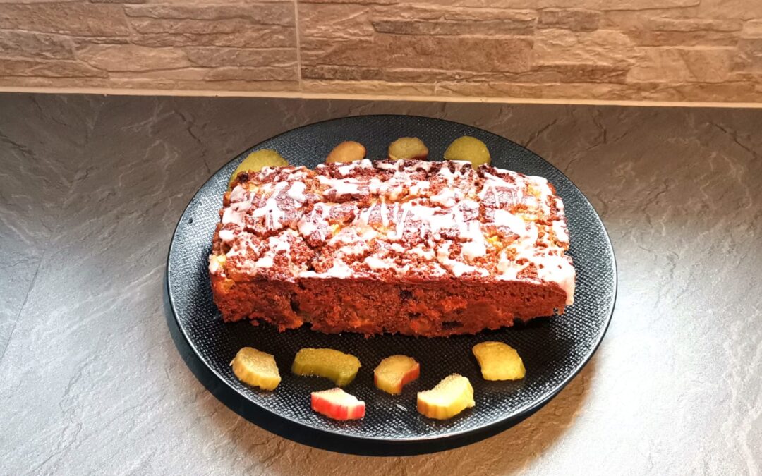 Cake à la rhubarbe